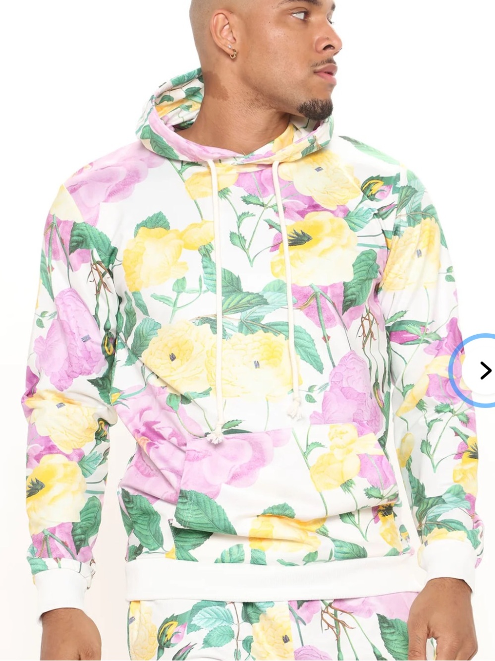 NovaMen On My Mind Floral Print Sweatshirt by Fashion Nova